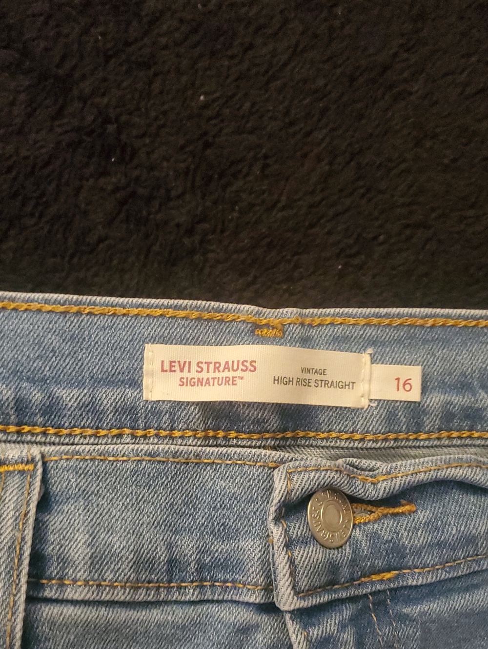 Levi's Light Blue High-Rise Straight Jeans